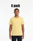 6 Pack Hanes Essential-T Youth Crewneck Short Sleeve T-Shirt for School, Casual & Bulk Everyday Wear